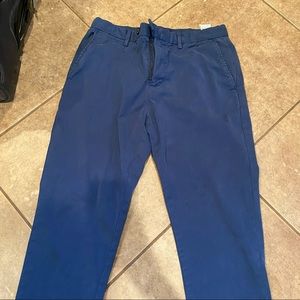 Banana republic trousers pants blue travel comfortable 32×32 mens pant Chinos